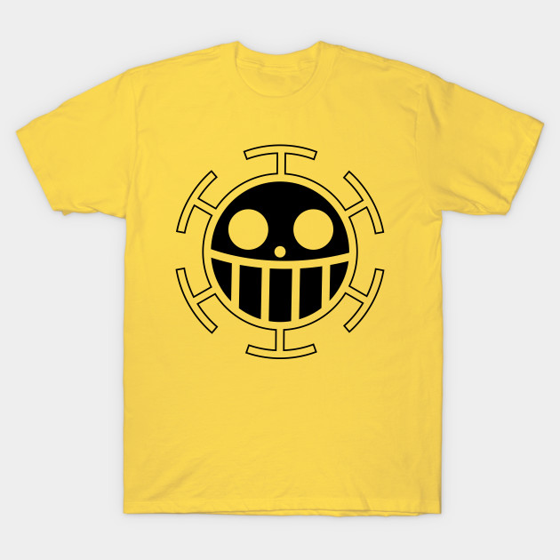 Heart Pirates Jolly Roger - Trafalgar Law - T-Shirt | TeePublic